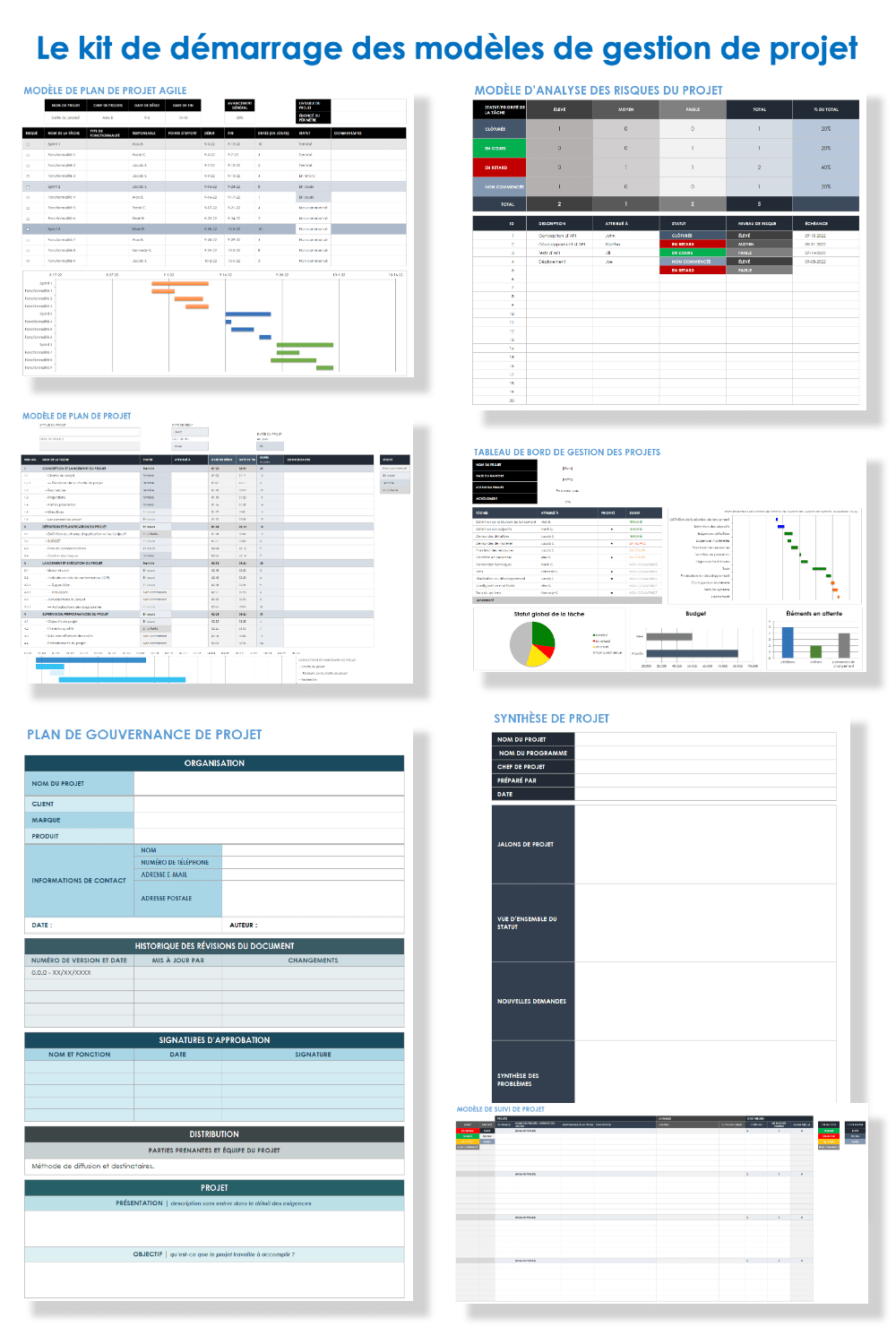 Kit de démarrage des meilleures pratiques en gestion de projet