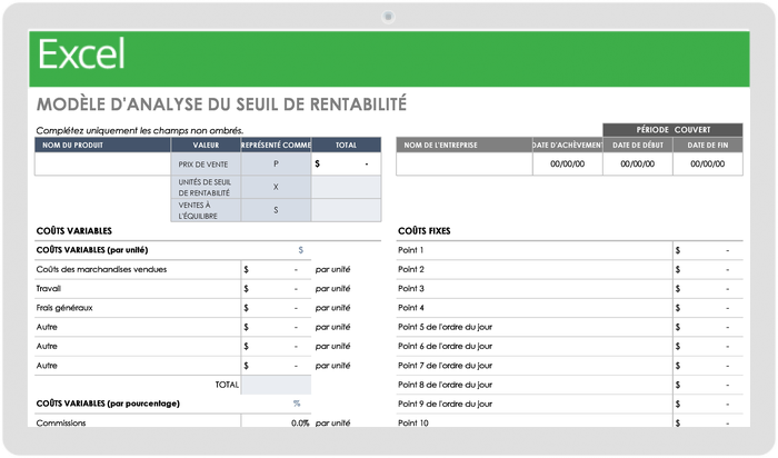 Analyse de rentabilité